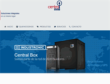 Tablet Screenshot of centralbox.com.mx